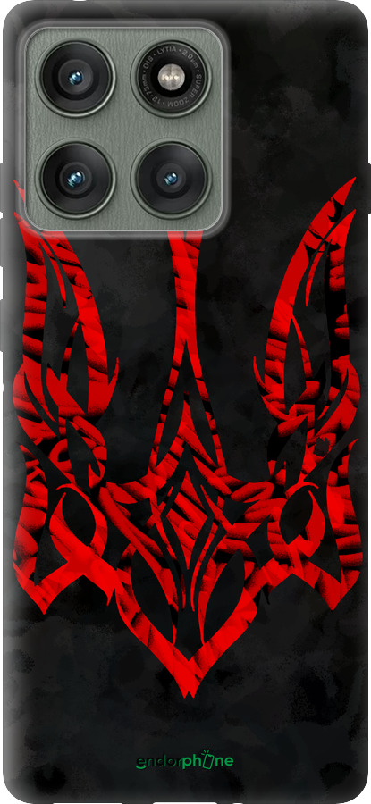 Силиконовый чехол Герб Украины v4 для Motorola Edge 60 Pro 5G - 5319u-4020 изображение 