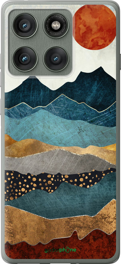 Силиконовый чехол Закат горы для Motorola Edge 60 Pro 5G - 5434u-4020 изображение 