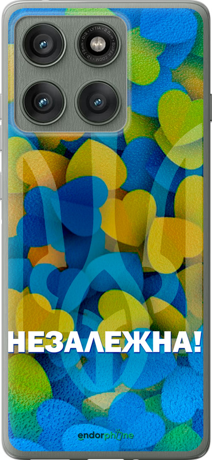 Силиконовый чехол Незалежна для Motorola Edge 60 Pro 5G - 5447u-4020 изображение 