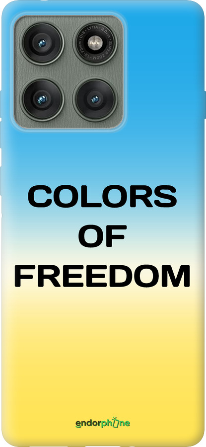 Силіконовий чехол Colors of Freedom для Motorola Edge 60 Pro 5G - 5453u-4020 изображение 