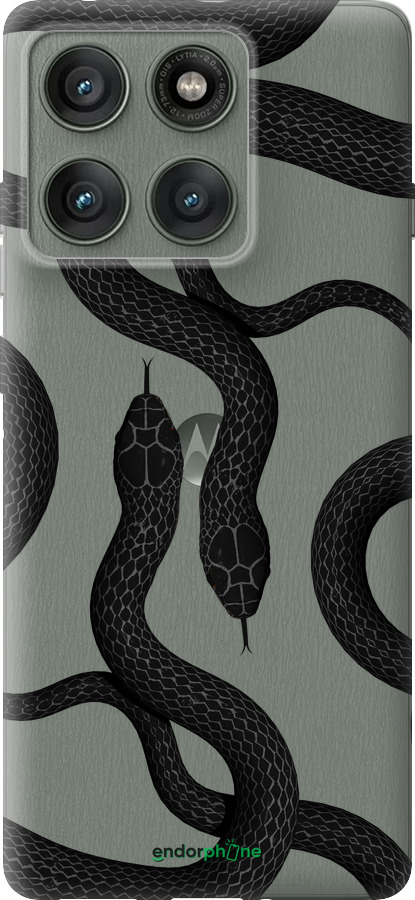 Силиконовый чехол Змеи для Motorola Edge 60 Pro 5G - 5473u-4020 изображение 