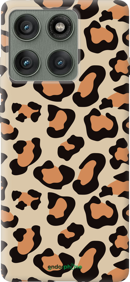 Силиконовый чехол Пятна леопарда v2 для Motorola Edge 60 Pro 5G - 5496u-4020 изображение 