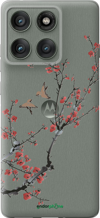 Силиконовый чехол Сакура v2 для Motorola Edge 60 Pro 5G - 5538u-4020 изображение 