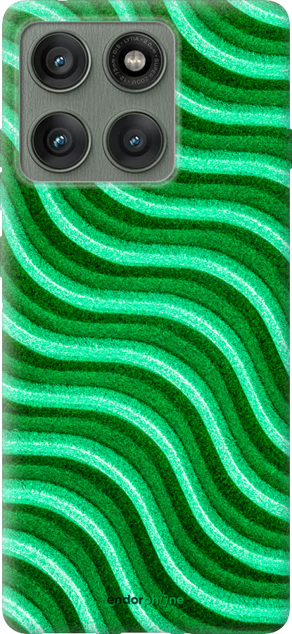 Силиконовый чехол Волнистые линии для Motorola Edge 60 Pro 5G - 5578u-4020 изображение 