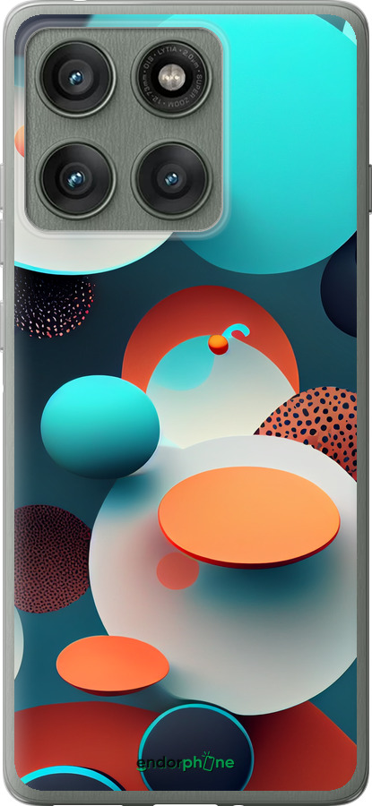 Силиконовый чехол Горошек абстракция для Motorola Edge 60 Pro 5G - 5608u-4020 изображение 