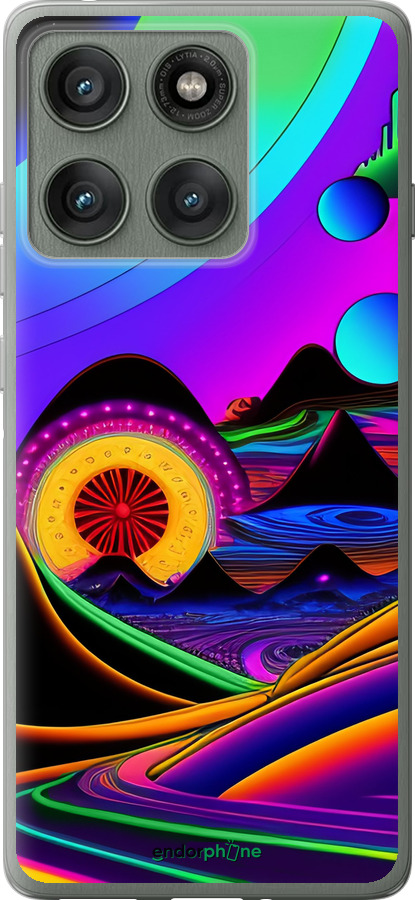 Силиконовый чехол Абстракция v3 для Motorola Edge 60 Pro 5G - 5620u-4020 изображение 