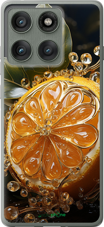 Силиконовый чехол Лимон для Motorola Edge 60 Pro 5G - 5647u-4020 изображение 