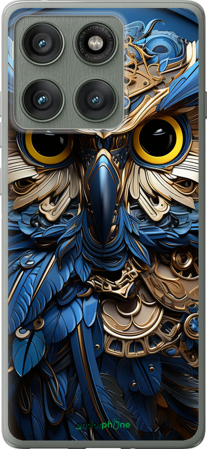 Силиконовый чехол Сова v2 для Motorola Edge 60 Pro 5G - 5649u-4020 изображение 
