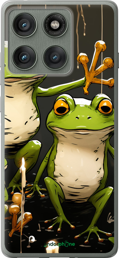 Силиконовый чехол Жабки 2 для Motorola Edge 60 Pro 5G - 5657u-4020 изображение 