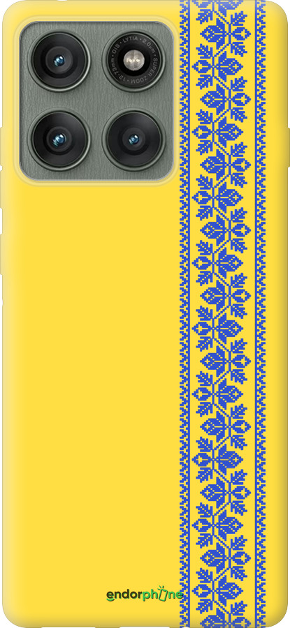 Силіконовий чехол Вишиванка 4 для Motorola Edge 60 Pro 5G - 569u-4020 изображение 