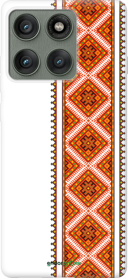 Силиконовый чехол Вышиванка 25 для Motorola Edge 60 Pro 5G - 593u-4020 изображение 