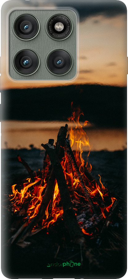 Силиконовый чехол Огонь для Motorola Edge 60 Pro 5G - 6021u-4020 изображение 