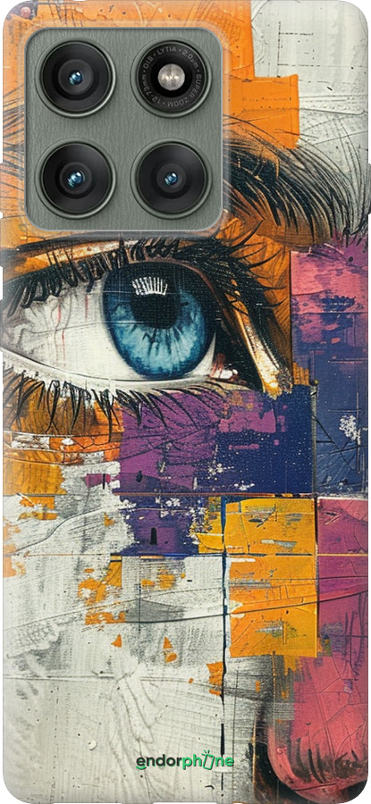 Силиконовый чехол Цветная фреска для Motorola Edge 60 Pro 5G - 6032u-4020 изображение 