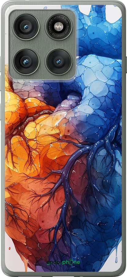 Силіконовий чехол Арт-серце для Motorola Edge 60 Pro 5G - 6034u-4020 изображение 