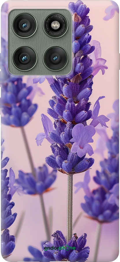 Силиконовый чехол Лаванда для Motorola Edge 60 Pro 5G - 6037u-4020 изображение 