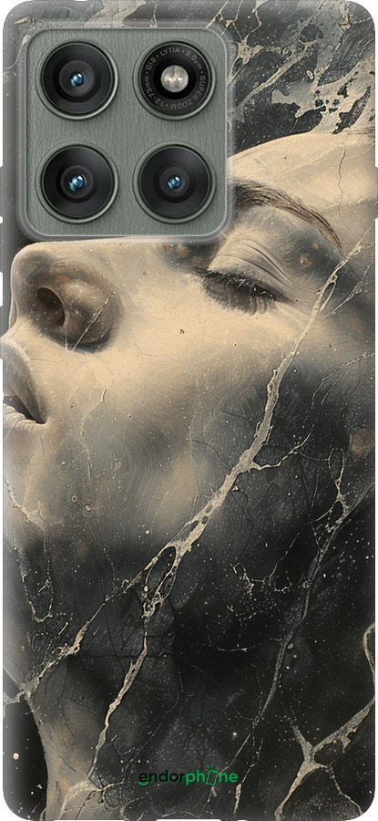 Силіконовий чехол Мармурова жінка для Motorola Edge 60 Pro 5G - 6040u-4020 изображение 