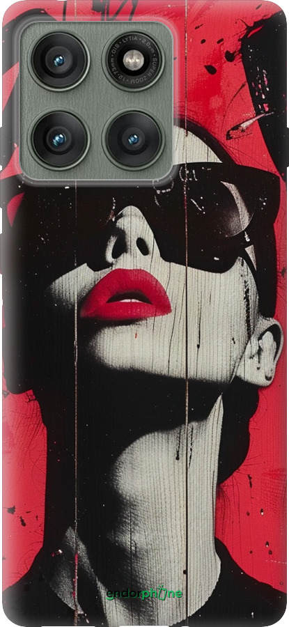 Силиконовый чехол XO Love v1 для Motorola Edge 60 Pro 5G - 6045u-4020 изображение 