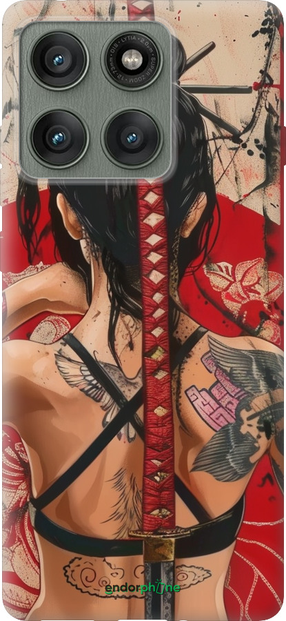 Силиконовый чехол Тайна катаны для Motorola Edge 60 Pro 5G - 6074u-4020 изображение 