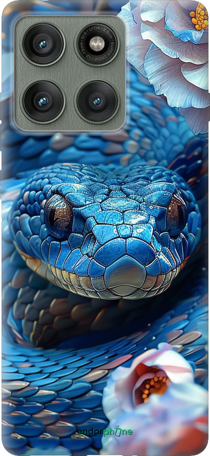 Силиконовый чехол Blue Snake для Motorola Edge 60 Pro 5G - 6079u-4020 изображение 