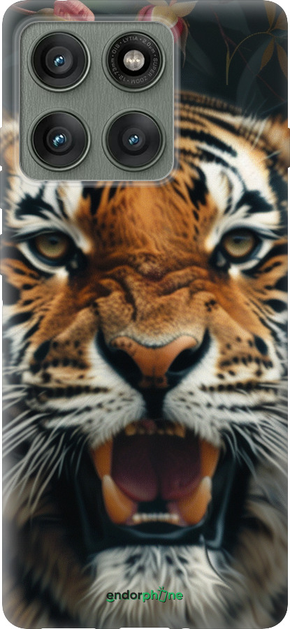 Силиконовый чехол Тигровое величие для Motorola Edge 60 Pro 5G - 6080u-4020 изображение 