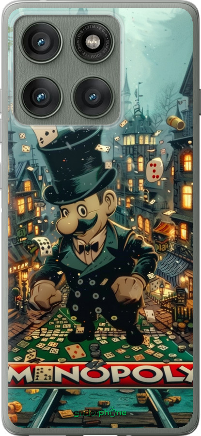 Силиконовый чехол Сказочный Monopoly для Motorola Edge 60 Pro 5G - 6086u-4020 изображение 