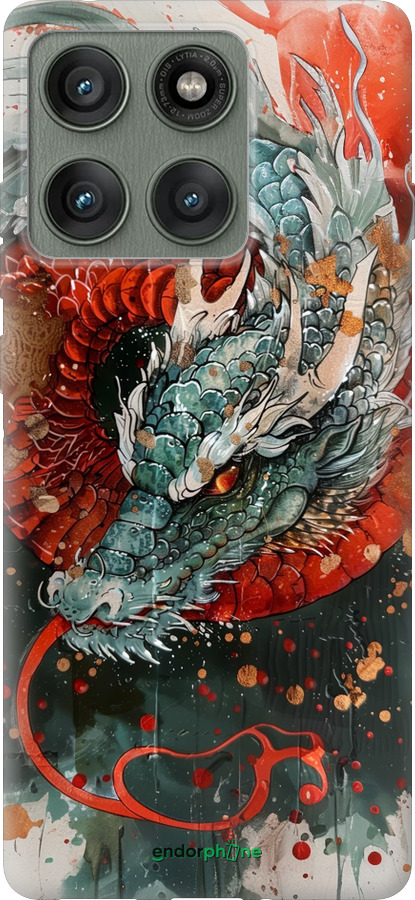 Силиконовый чехол Стихия огня для Motorola Edge 60 Pro 5G - 6101u-4020 изображение 