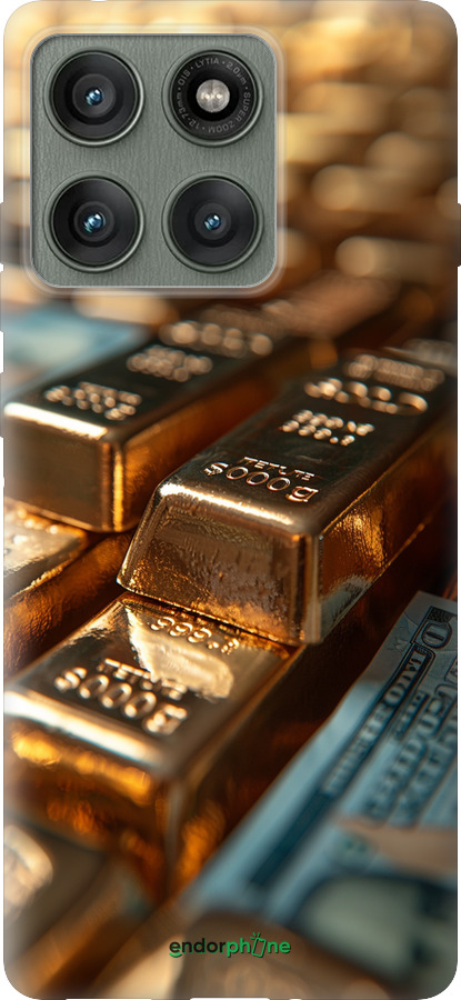 Силиконовый чехол Сияние золота для Motorola Edge 60 Pro 5G - 6104u-4020 изображение 