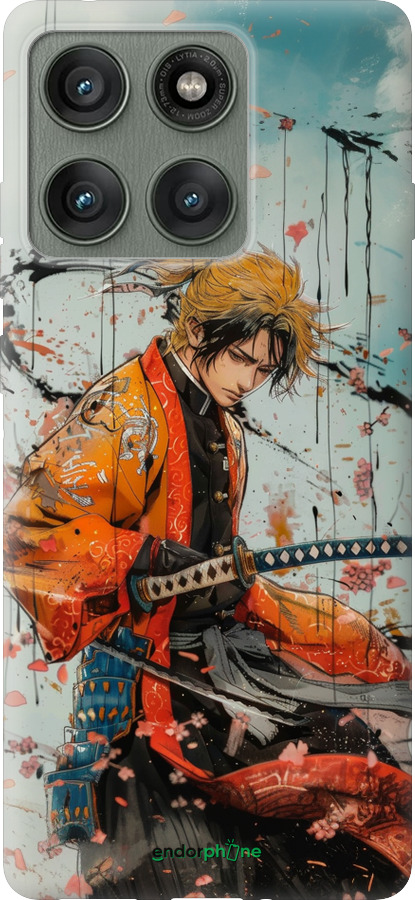 Силиконовый чехол Agatsuma Zenitsu: Убийца демонов для Motorola Edge 60 Pro 5G - 6118u-4020 изображение 