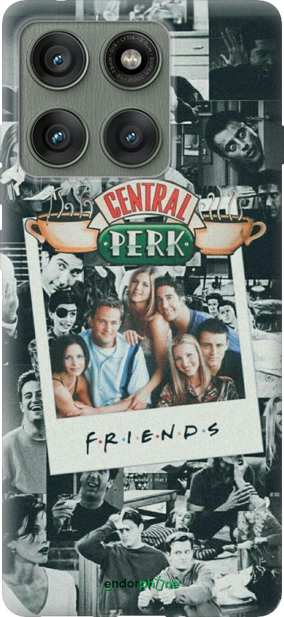 Силиконовый чехол Друзья для Motorola Edge 60 Pro 5G - 6276u-4020 изображение 