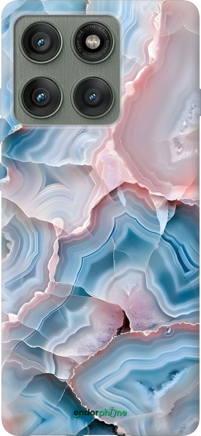 Силиконовый чехол Мрамор для Motorola Edge 60 Pro 5G - 6306u-4020 изображение 