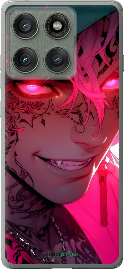 Силиконовый чехол Аниме демон 3 для Motorola Edge 60 Pro 5G - 6313u-4020 изображение 