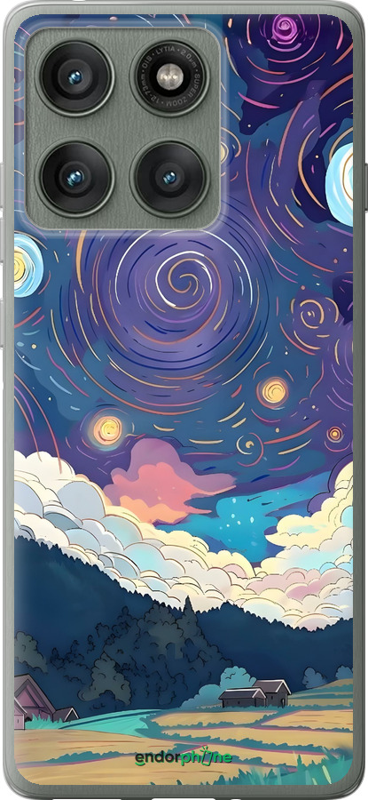 Силиконовый чехол Креативный арт для Motorola Edge 60 Pro 5G - 6322u-4020 изображение 