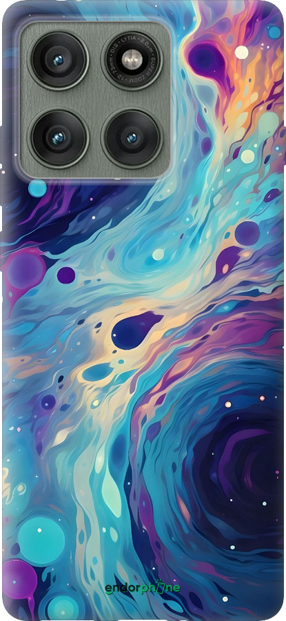 Силиконовый чехол Арт акварель для Motorola Edge 60 Pro 5G - 6329u-4020 изображение 