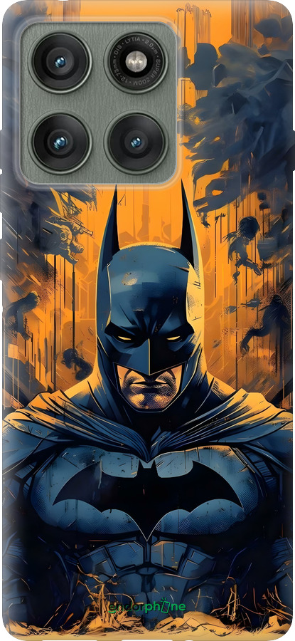 Силиконовый чехол Бэтмен для Motorola Edge 60 Pro 5G - 6335u-4020 изображение 