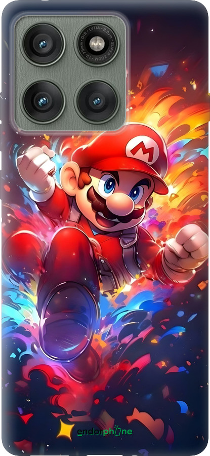 Силиконовый чехол Супер Марио для Motorola Edge 60 Pro 5G - 6342u-4020 изображение 