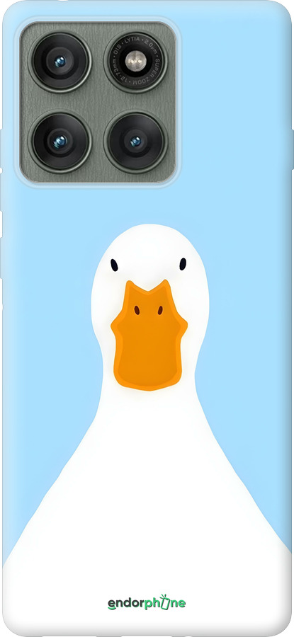 Силиконовый чехол Гусь для Motorola Edge 60 Pro 5G - 6350u-4020 изображение 