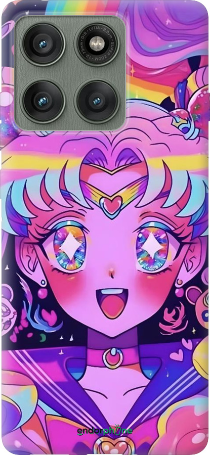 Силиконовый чехол Сейлор Мун 3 для Motorola Edge 60 Pro 5G - 6352u-4020 изображение 