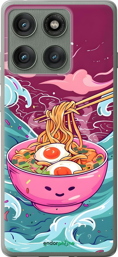 Силиконовый чехол Рамен для Motorola Edge 60 Pro 5G - 6360u-4020 изображение 