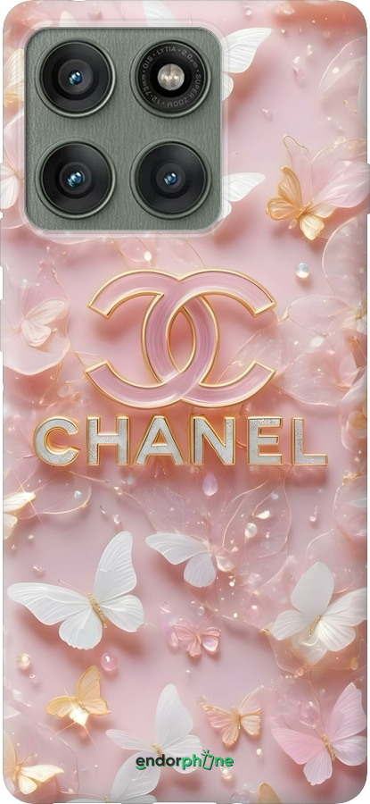 Силиконовый чехол Шанель для Motorola Edge 60 Pro 5G - 6366u-4020 изображение 