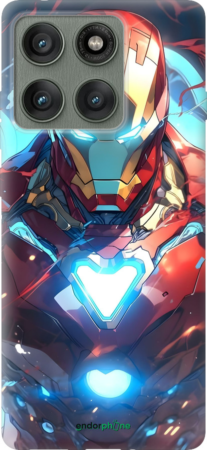 Силіконовий чехол Железный человек для Motorola Edge 60 Pro 5G - 6372u-4020 изображение 