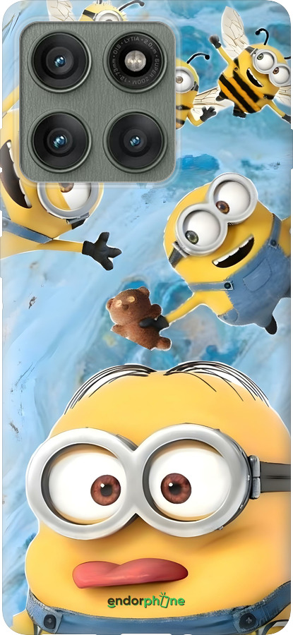 Силиконовый чехол Миньоны для Motorola Edge 60 Pro 5G - 6386u-4020 изображение 