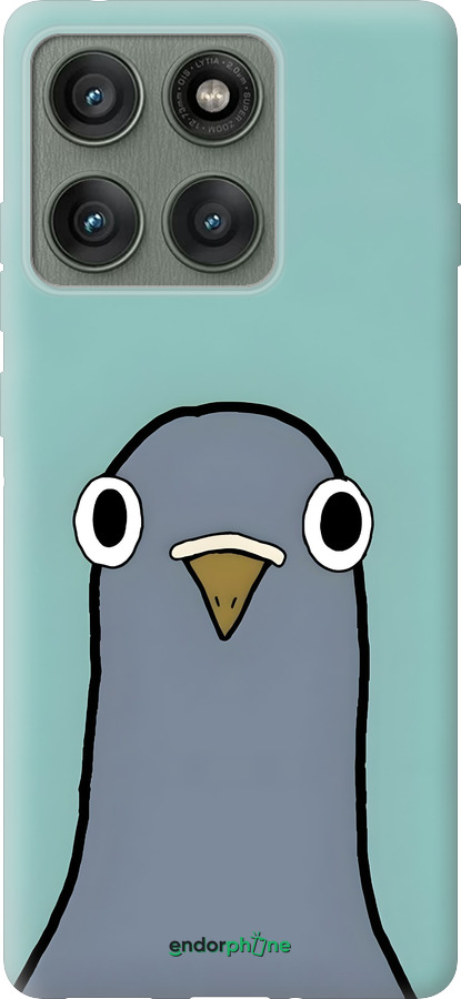 Силиконовый чехол Голубь для Motorola Edge 60 Pro 5G - 6388u-4020 изображение 