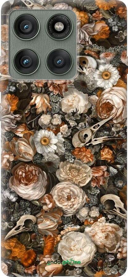 Силиконовый чехол В стиле барокко-мрачный для Motorola Edge 60 Pro 5G - 6404u-4020 изображение 