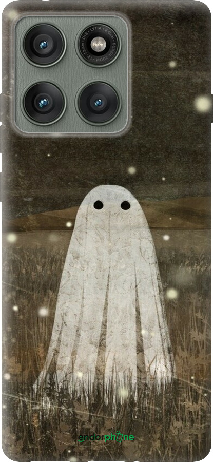 Силиконовый чехол Привидение и светлячки для Motorola Edge 60 Pro 5G - 6406u-4020 изображение 