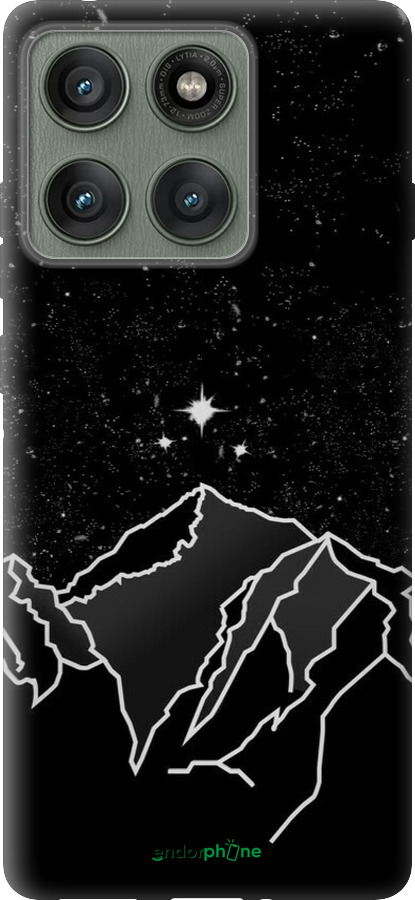 Силиконовый чехол Минималистический горный пейзаж для Motorola Edge 60 Pro 5G - 6438u-4020 изображение 