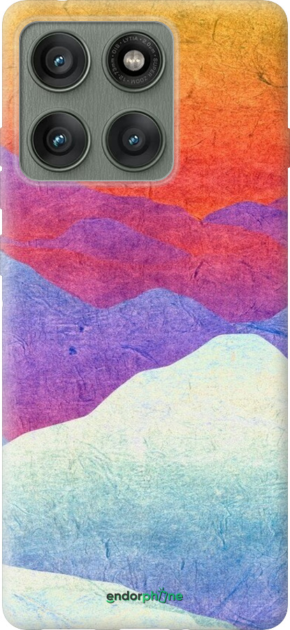 Силиконовый чехол Горный закат для Motorola Edge 60 Pro 5G - 6479u-4020 изображение 