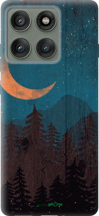 Силіконовий чехол Зоряний ліс для Motorola Edge 60 Pro 5G - 6480u-4020 изображение 