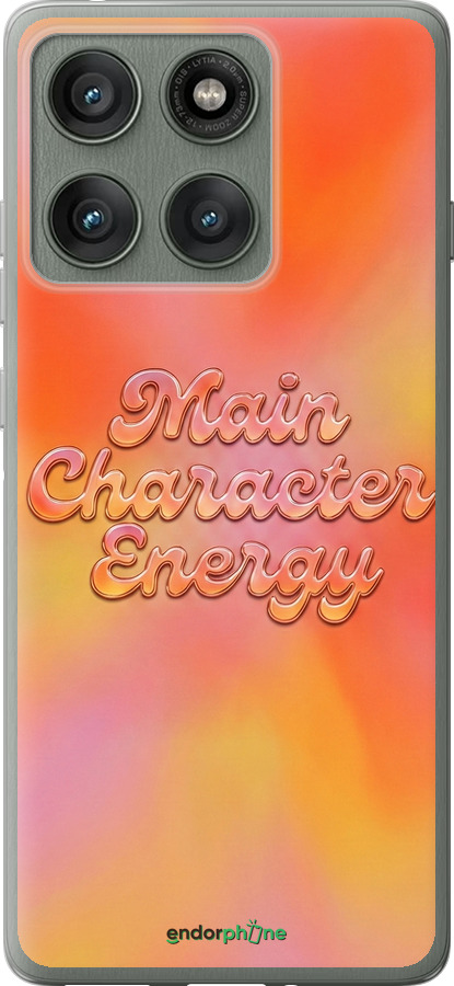 Силиконовый чехол Aura Gradient Main Character Energy Aesthetic Y2K для Motorola Edge 60 Pro 5G - 6783u-4020 изображение 
