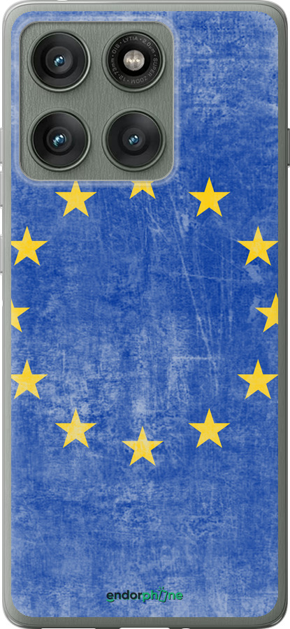 Силиконовый чехол Евросоюз 4 для Motorola Edge 60 Pro 5G - 765u-4020 изображение 