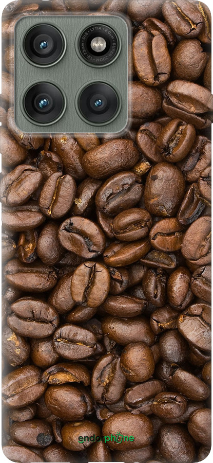 Силіконовий чехол Зерна кави для Motorola Edge 60 Pro 5G - 783u-4020 изображение 